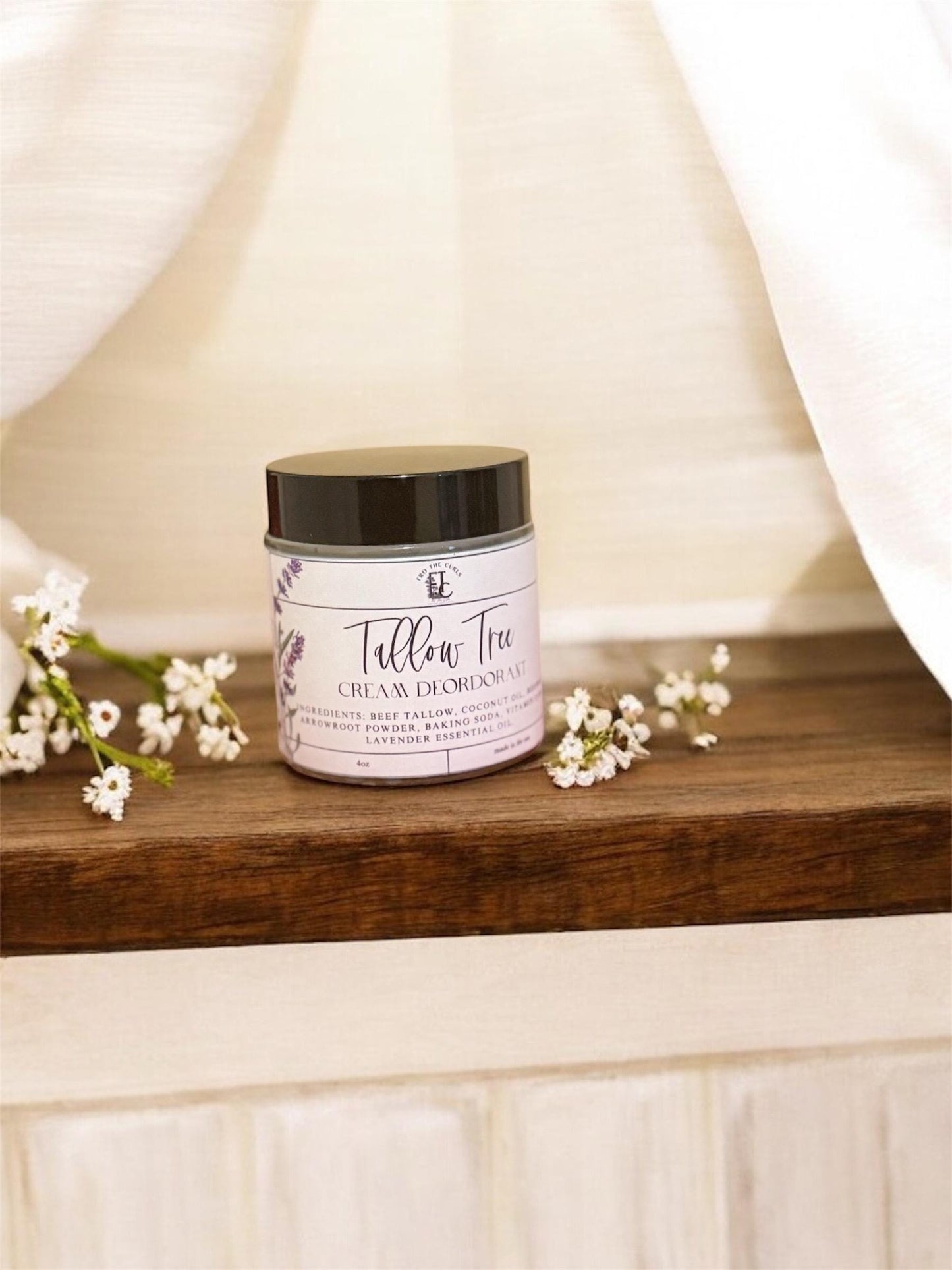 Tallow Deordorant Cream, Tallow Tree Collection, Buy 2 Get 1 Free Limited Time